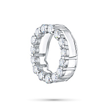 Подвеска из комбинированного золота с бриллиантами