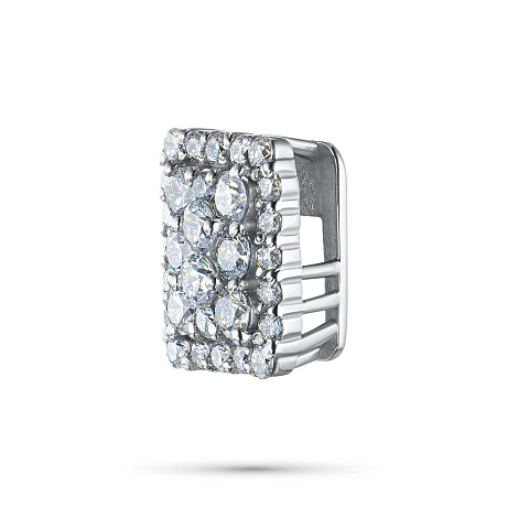 Подвеска из комбинированного золота с бриллиантами