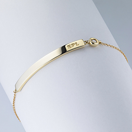 Браслет из желтого золота