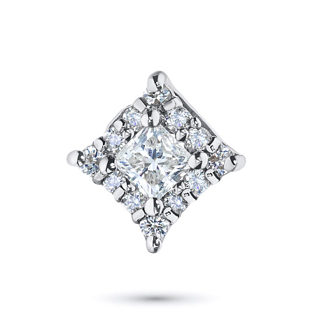 Подвеска из белого золота