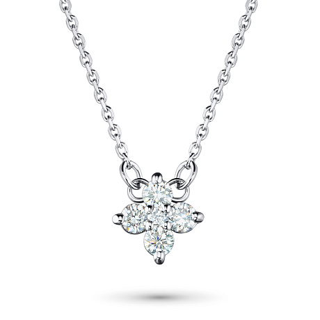 Колье из белого золота