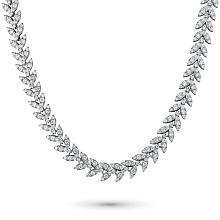 Колье из белого золота c бриллиантами