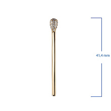 Подвеска из желтого золота с бриллиантами