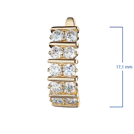 Серьги из желтого золота