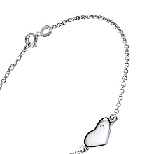 Браслет из белого золота с бриллиантом