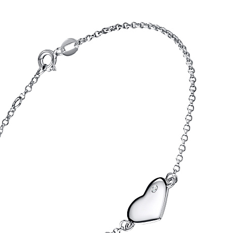 Браслет из белого золота