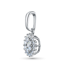 Подвеска из серебра c бриллиантами