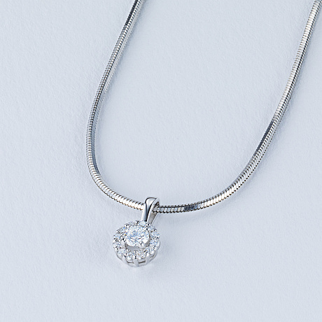 Подвеска из белого золота