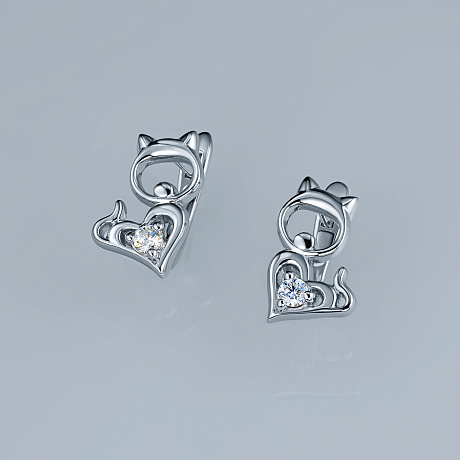 Серьги из серебра