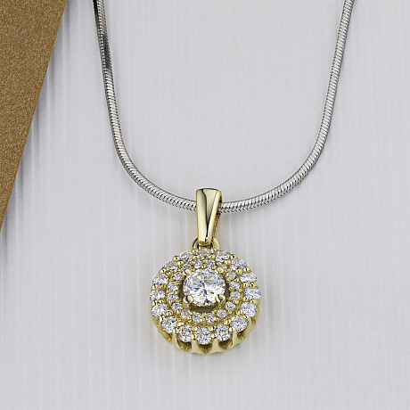 Подвеска из желтого золота