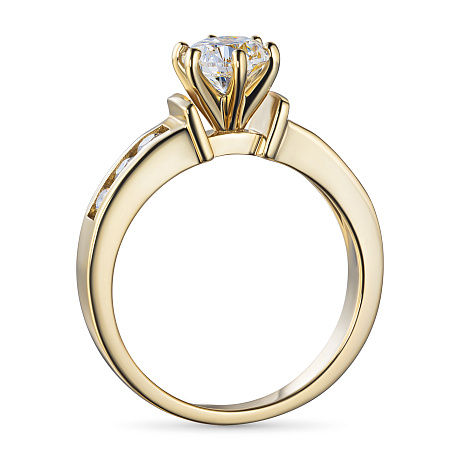 Кольцо из желтого золота