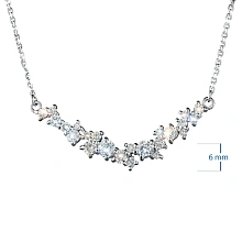 Колье из белого золота c бриллиантами