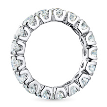 Кольцо из белого золота c бриллиантами