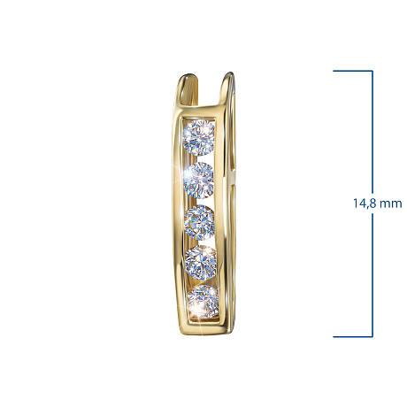 Подвеска из желтого золота