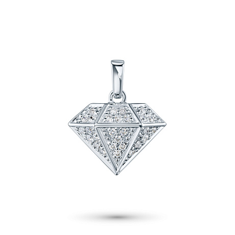 Подвеска из белого золота