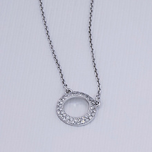 Колье из белого золота c бриллиантами