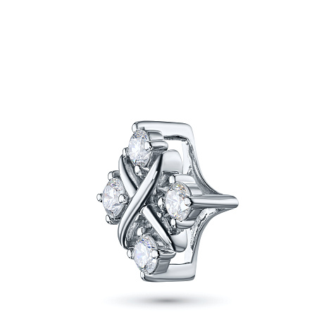 Классическая подвеска из серебра