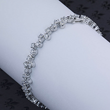 Браслет из белого золота c бриллиантами