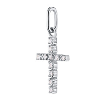 Подвеска из белого золота c бриллиантами