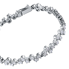 Браслет из белого золота c бриллиантами