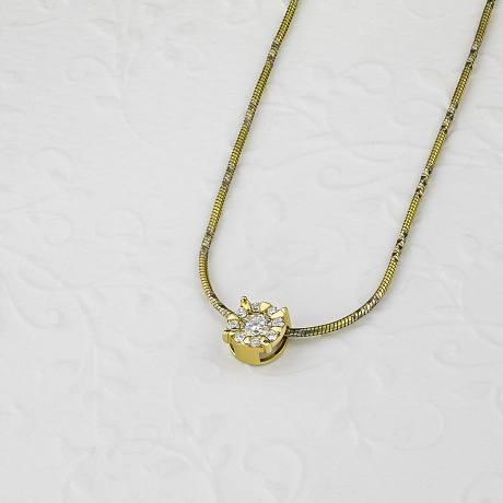 Подвеска из желтого золота