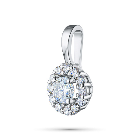 Подвеска из белого золота