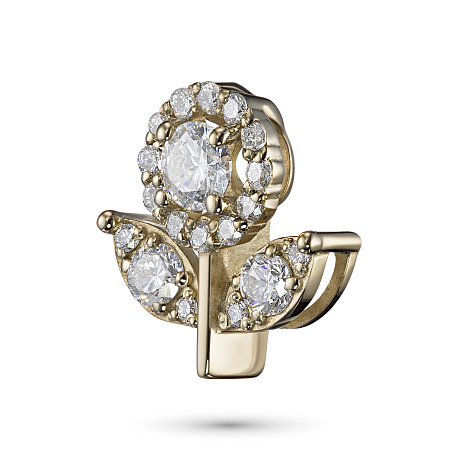 Подвеска из желтого золота