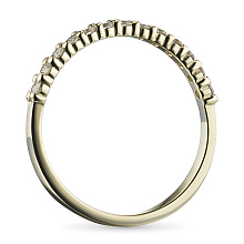 Кольцо из желтого золота c бриллиантами