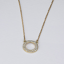 Колье из желтого золота c бриллиантами