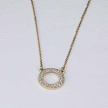 Колье из желтого золота