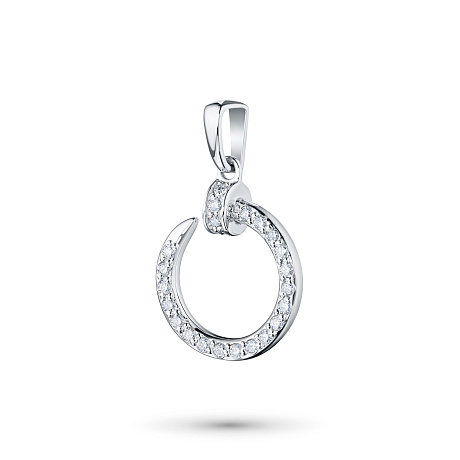 Подвеска из белого золота