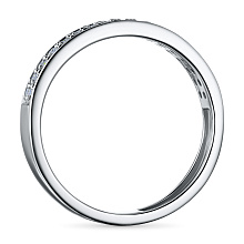 Кольцо из белого золота c бриллиантами