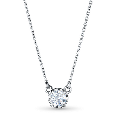 Колье из белого золота