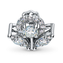 Подвеска из белого золота c бриллиантами