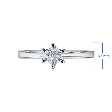 Кольцо из комбинированного золота с бриллиантом