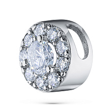 Подвеска из серебра c бриллиантами