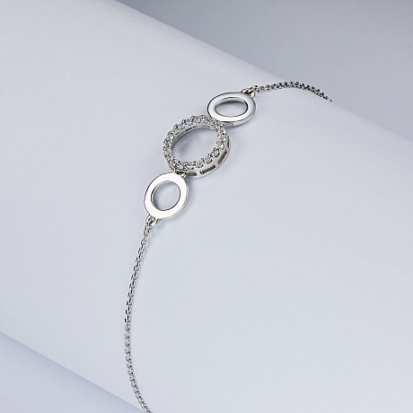 Браслет из белого золота