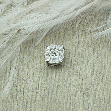 Подвеска из комбинированного золота с бриллиантами