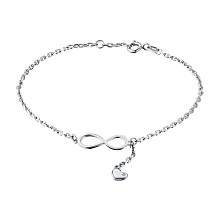 Браслет из белого золота с бриллиантом