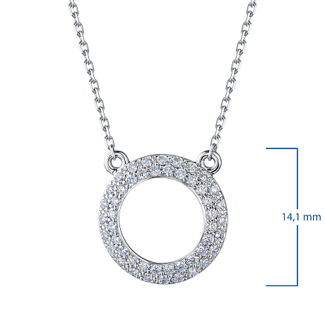 Колье из серебра