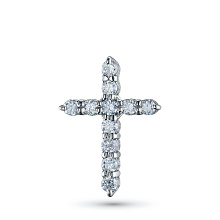 Подвеска из белого золота c бриллиантами