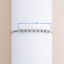 Браслет из белого золота c бриллиантами