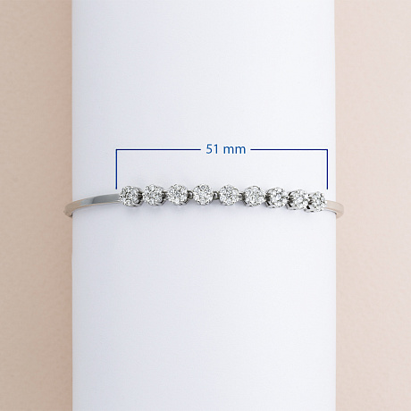 Браслет из белого золота