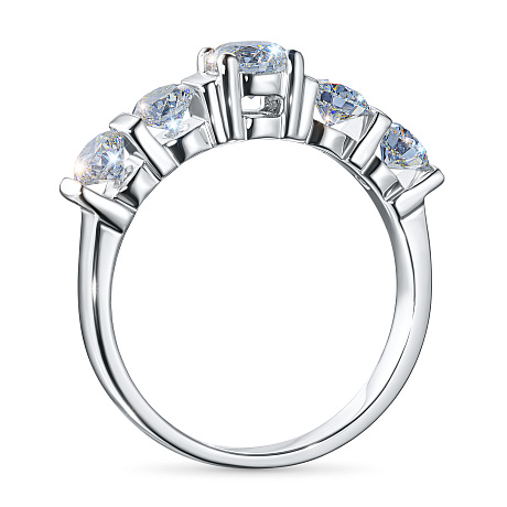 Кольцо из белого золота