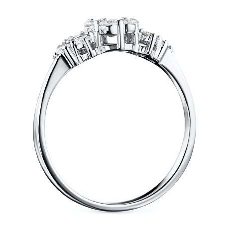 Кольцо из белого золота