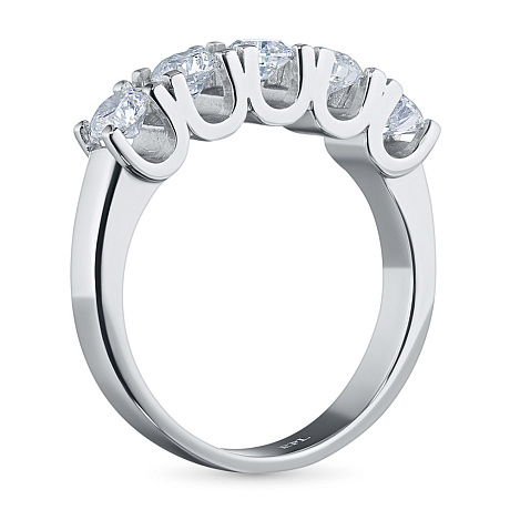 Кольцо из комбинированного золота с бриллиантами