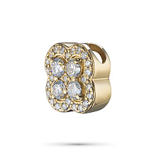 Подвеска из желтого золота с бриллиантами