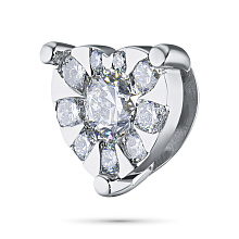 Подвеска из белого золота с бриллиантами