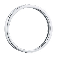 Кольцо из белого золота c бриллиантами