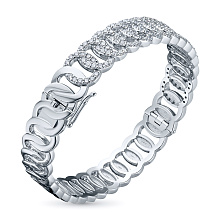 Браслет из белого золота c бриллиантами